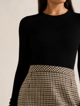 Aisha 2 In 1 Knit Mini Dress Forever New