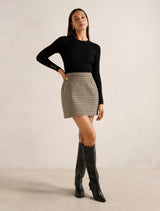 Aisha 2 In 1 Knit Mini Dress Forever New