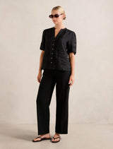 Mariella Pintuck Blouse Forever New