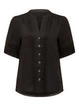 Mariella Pintuck Blouse Forever New