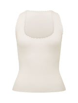 Bree Crochet Detail Knit Tank Top Forever New