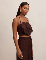 Myla Flower Detail Top Forever New