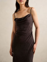 Zoe Cupro Midi Dress Forever New