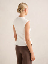 Kallie Extended Shoulder Rib Top Forever New