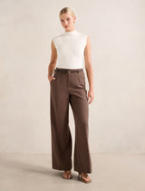 Kallie Extended Shoulder Rib Top Forever New