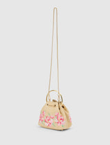 Tallulah Flower Metal Handle Clutch Forever New