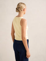 Raya Ribbed Knitted Tank Top Forever New
