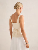 Cinzia Trim Detail Top