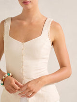 Cinzia Trim Detail Top