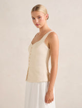 Cinzia Trim Detail Top