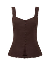 Cinzia Trim Detail Top