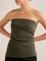 Sofia Asymmetric Knit Top Forever New