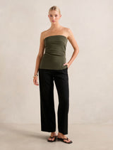 Sofia Asymmetric Knit Top Forever New