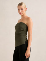 Sofia Asymmetric Knit Top Forever New