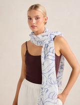 Eden Floral Print Lightweight Scarf Forever New