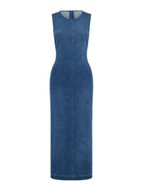 Tara Denim Midi Dress Forever New