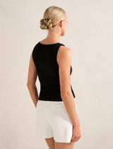 Pippa Ruched Boat Neck Top