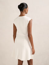 Katerina Petite Crepe Knit Mini Dress