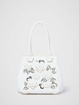 Clementine Cutout Floral Tote Bag Forever New