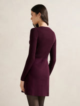 Issie Long Sleeve Knit Mini Dress Forever New