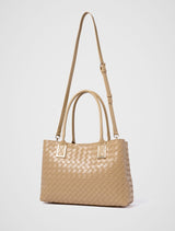 Ariana Weave Medium Tote Bag Forever New