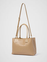 Ariana Weave Medium Tote Bag Forever New