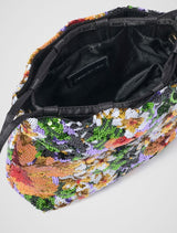 Tracey Tropical Sequin Pouch Clutch Forever New