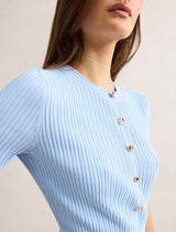 Issie Short Sleeve Knit Mini Dress Forever New