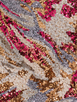 Ariana Floral Sequin Mini Skirt Forever New