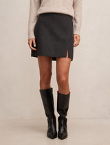 Thalia Mini Skirt Black Fleck Set Forever New