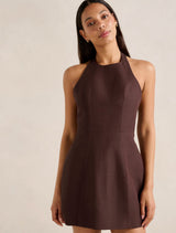 Corinna Halter Mini Dress