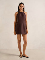 Corinna Halter Mini Dress