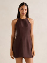 Corinna Halter Mini Dress