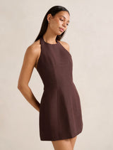 Corinna Halter Mini Dress