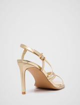 Portia PM Asymmetrical Sandal Heel Forever New