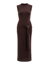 Margot Wrap Detail Knit Midi Dress Forever New