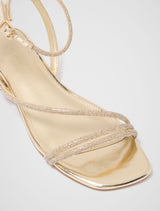Dominique Diamante Strap Flat PM Sandal Forever New