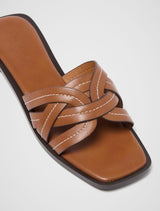 Frannie Interwoven Flat Mule Forever New