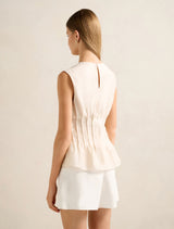 Taylor Pleat Detail Top Forever New