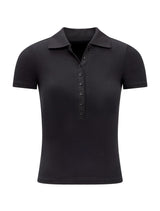 Aaliyah Ribbed Polo Top Forever New