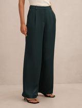 Solana Satin Wide Leg Pants Forever New