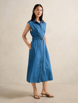 Annalee Sleeveless Shirt Dress Forever New