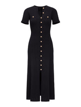 Violetta Stitch Interest Midi Dress Forever New