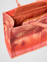 Pamela Palm Tree Print Tote Bag Forever New