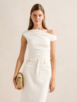 Rylee Tipped Shoulder Top