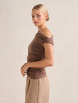 Rylee Tipped Shoulder Top