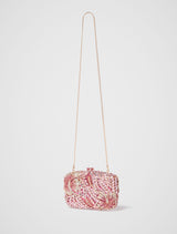 Everly Orchid Flower Clasp Hardcase Clutch Forever New