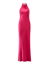 Clementine High Neck Satin Maxi Dress Forever New