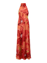 Clementine High Neck Satin Maxi Dress Forever New