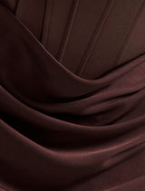 Isra Drape Strapless Maxi Dress Forever New